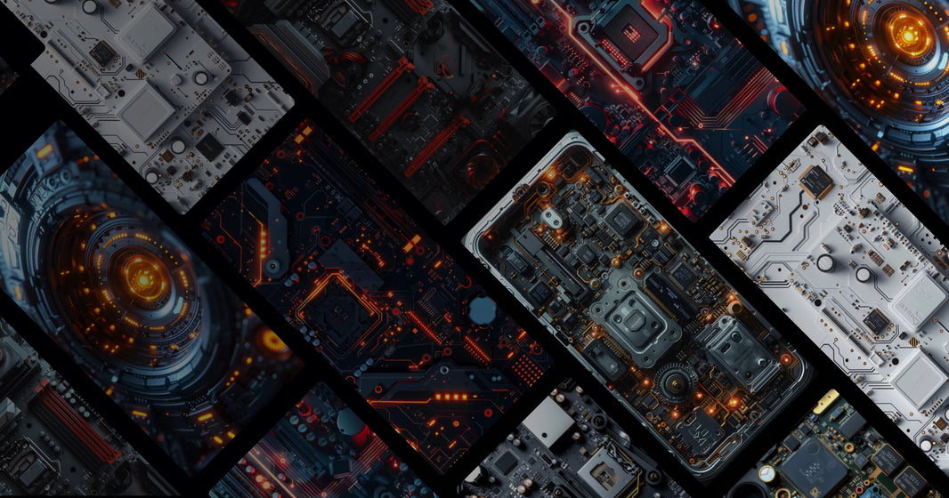 Mechanical Symphony: Circuit Board Art Collection