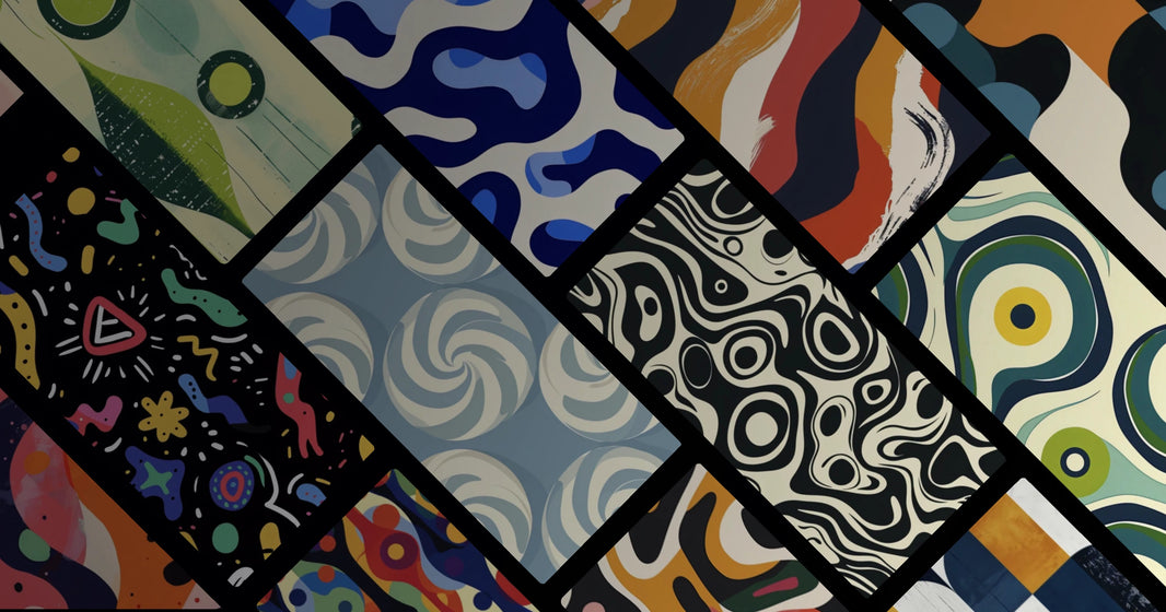 Fluid Rhythms and Color Blocks Collection