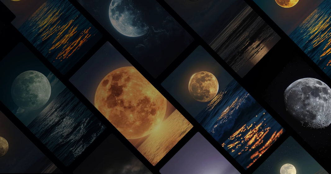 Moonlit Sea Glow: Solitude and Eternity in Stillness
