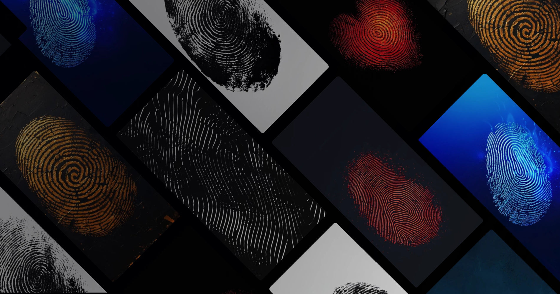 Fingerprint Identity: 8K Digital Art Collection