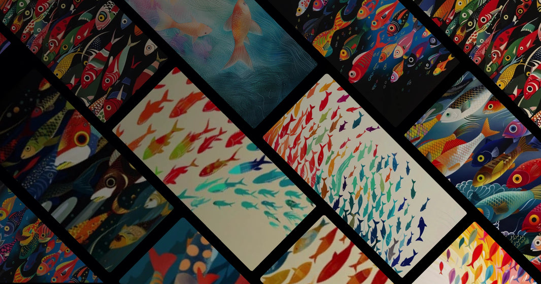 Flowing Vitality Fish School Design