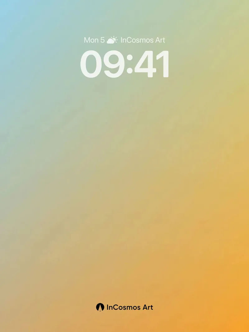 Serenity Gradient Wallpaper with Soft Light Flow