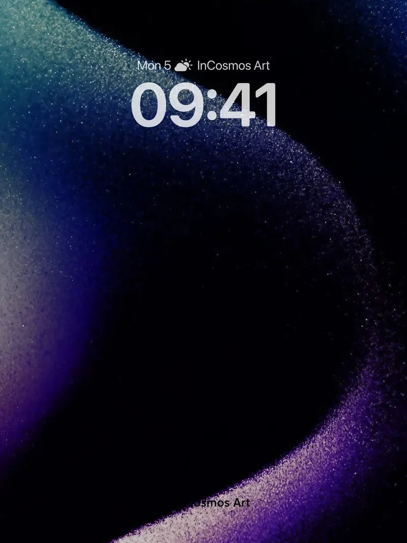 Velvet Void Wallpaper with Cosmic Dust