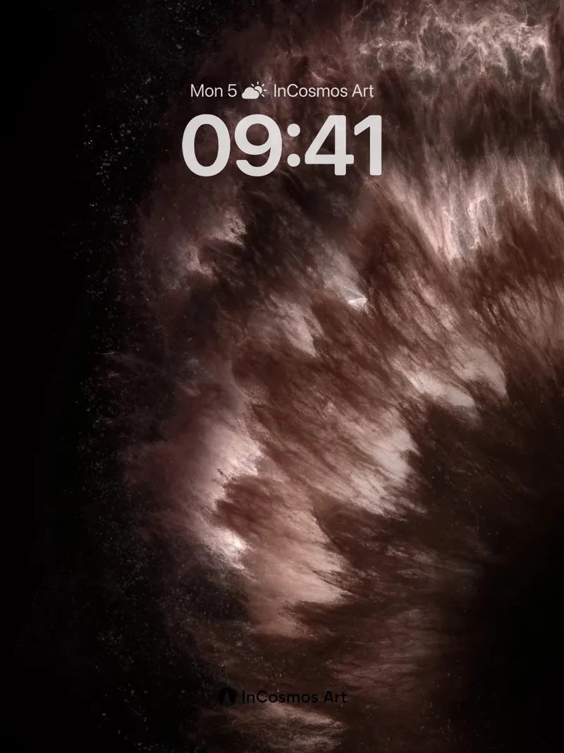 Cosmic Veil Wallpaper with Starlit Whispers