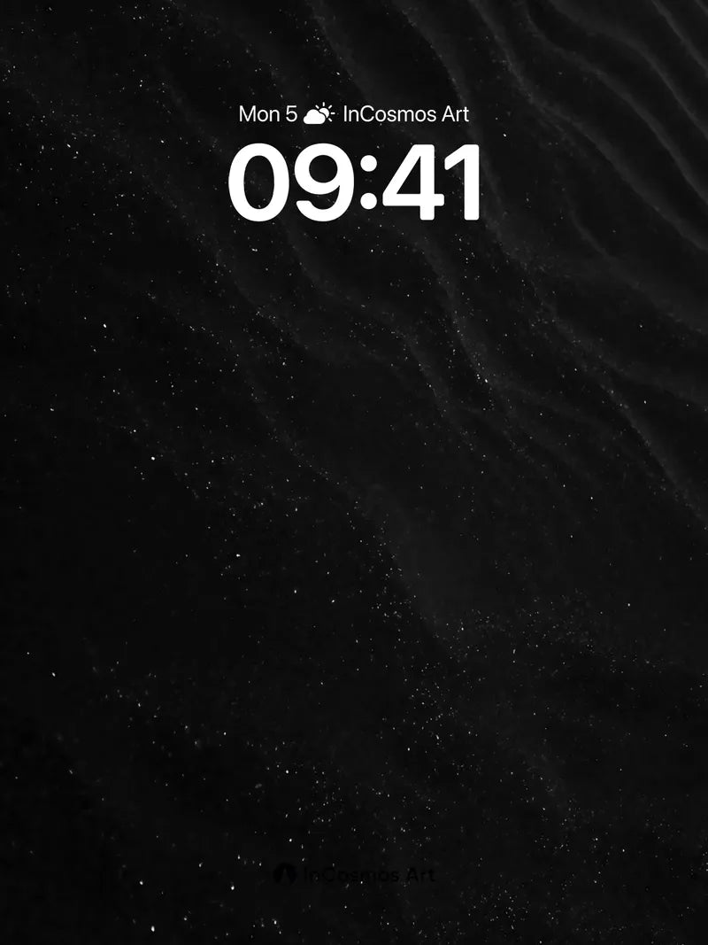 Silent Sand Wallpaper with Starlit Ripples