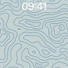 Serenity Contour Wallpaper with Whispering Lines wallpaper for iPhone, iPad & Mac