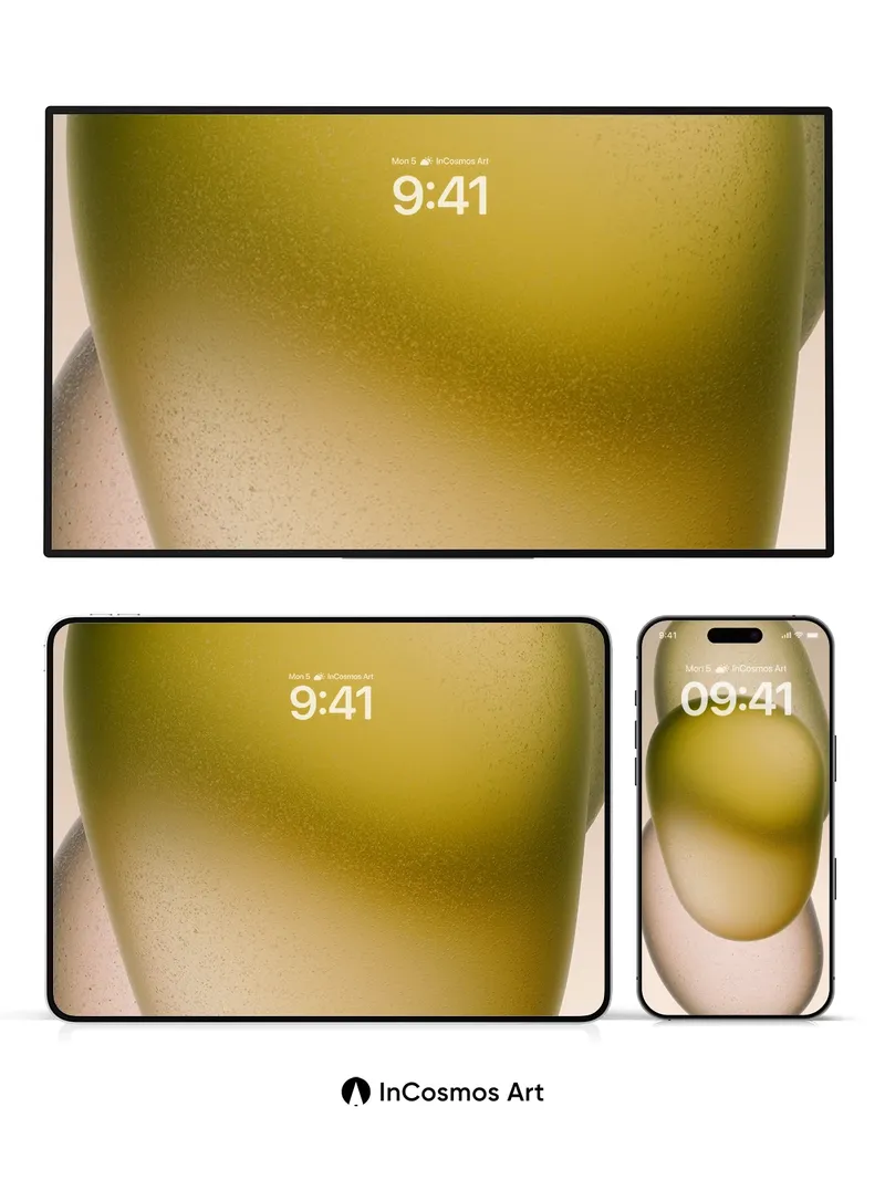 Serenity Stone Wallpaper with Soft Light Veil