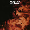 Obsidian Ember Wallpaper with Liquid Fire Veins wallpaper for iPhone, iPad & Mac
