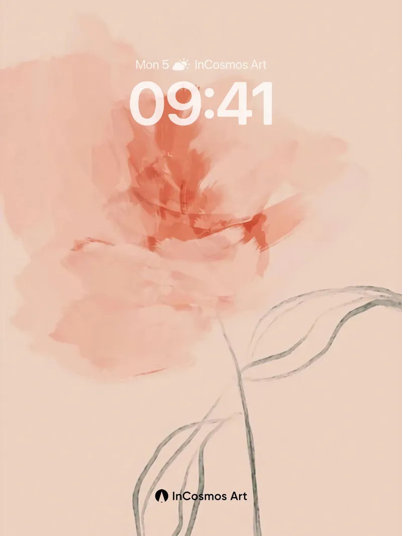 Serenity Bloom Wallpaper with Whispering Petals