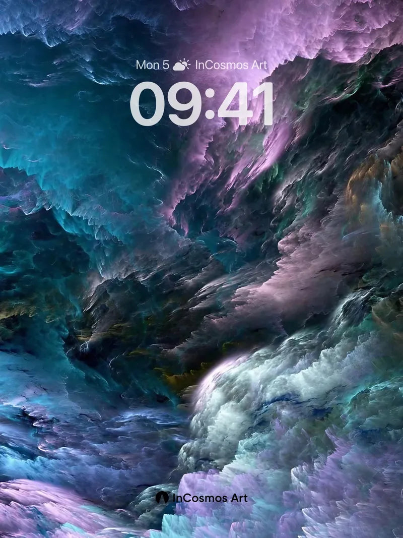 Ethereal Cloudscape Wallpaper with Cosmic Breath wallpaper for iPhone, iPad & Mac