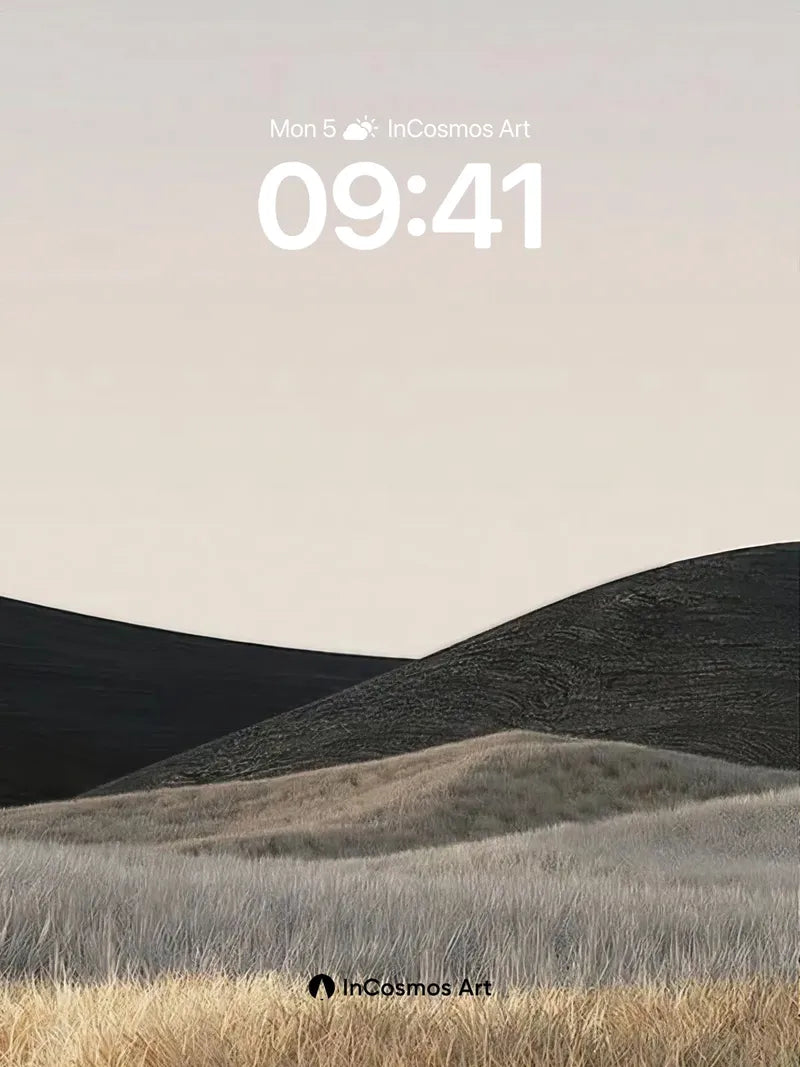 Serenity Dunes Wallpaper with Whispering Grass