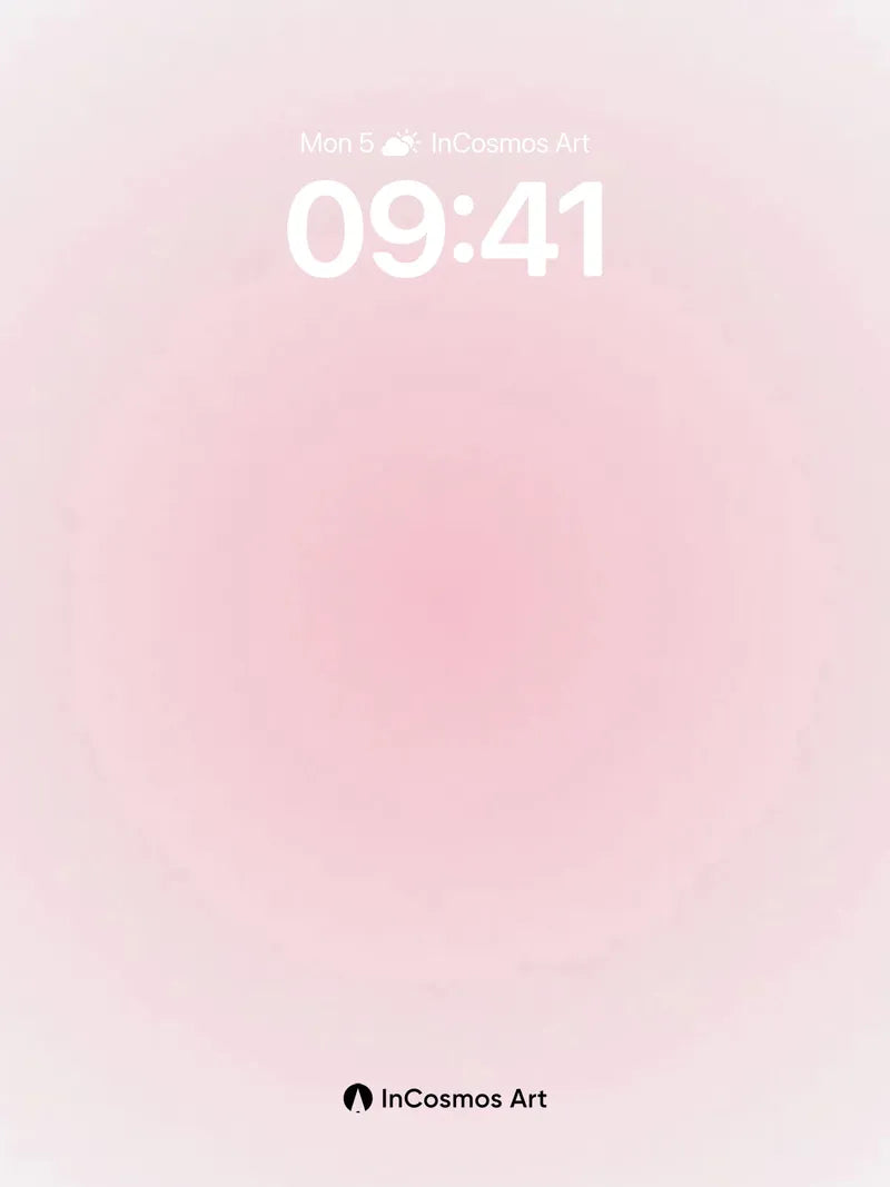 Soft Hush Gradient Wallpaper with Gentle Light