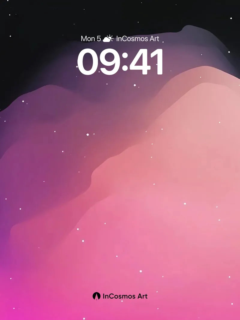 Stellar Dunes Wallpaper with Cosmic Hues