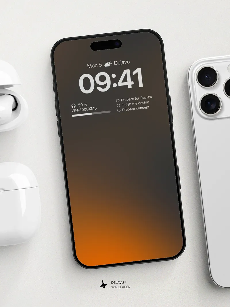 Sunset Glow Wallpaper 8K for iPhone