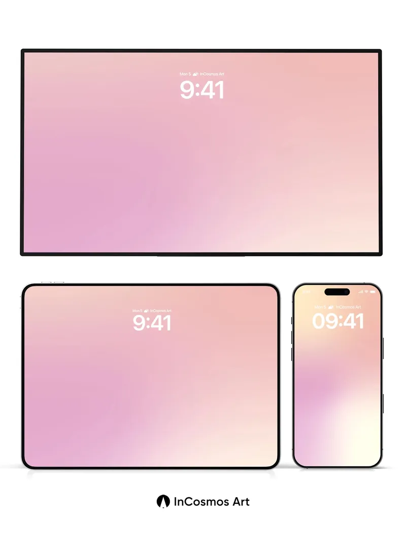 Luminous Hush Wallpaper with Soft Gradient Veil