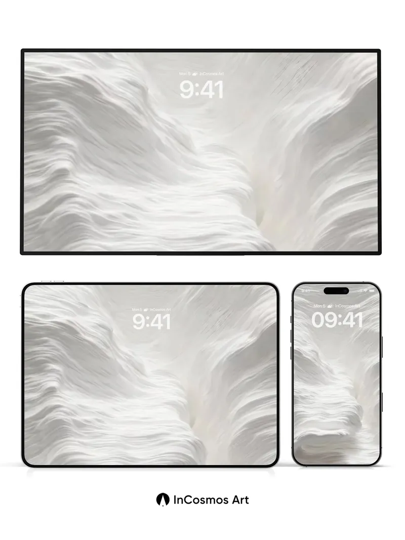 Silken Dune Wallpaper with Ethereal Light