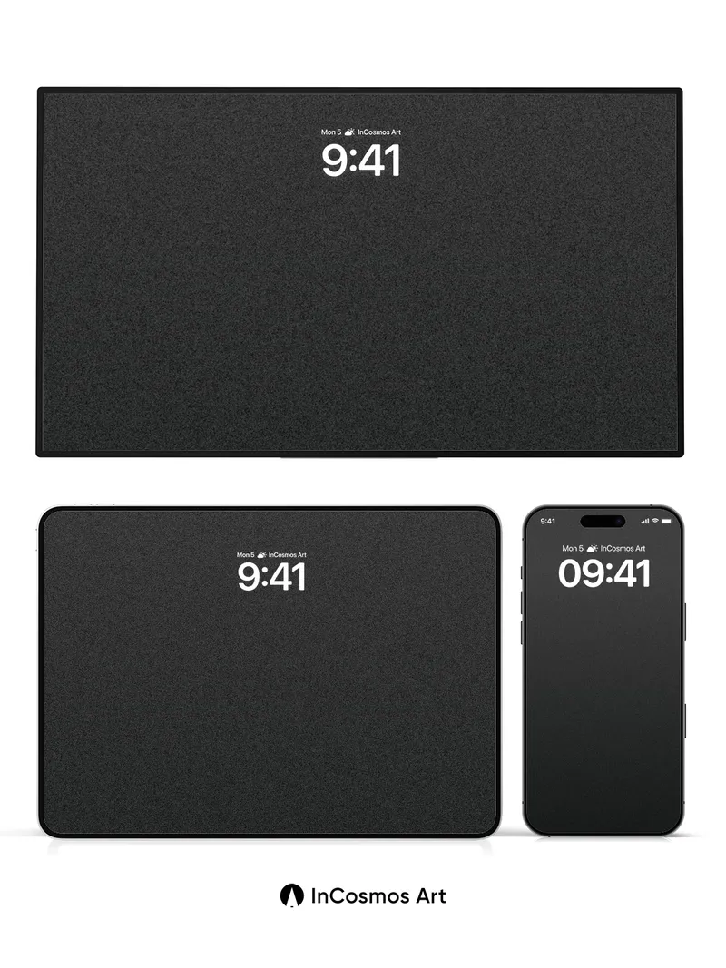 Silent Depth Wallpaper with Textured Breath