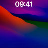 Velvet Horizon Wallpaper with Cosmic Gradient wallpaper for iPhone, iPad & Mac