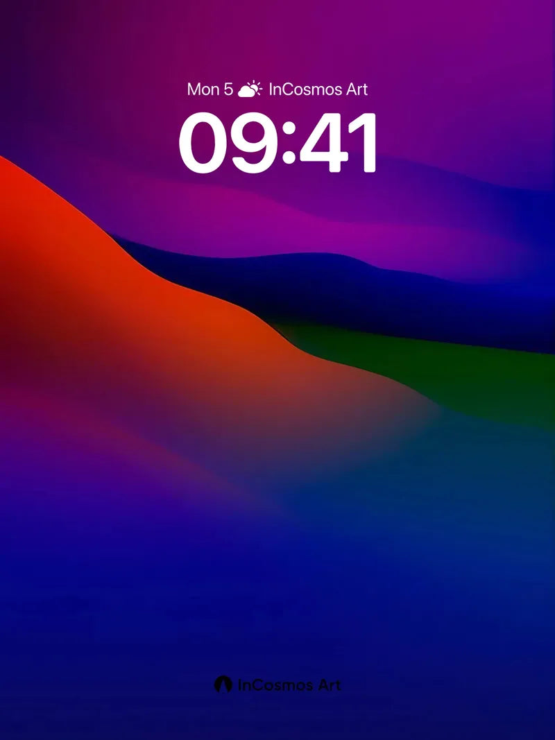 Velvet Horizon Wallpaper with Cosmic Gradient