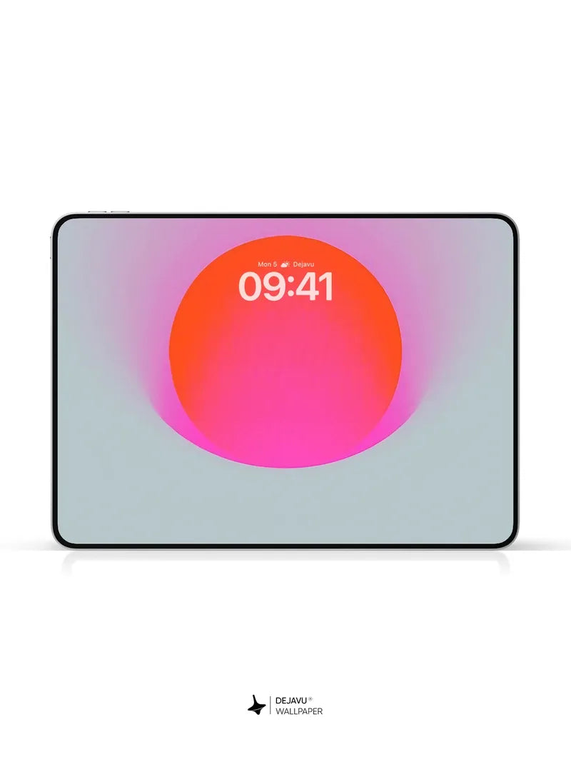 8K Minimal Aesthetic Wallpaper: Vibrant Circle for iPhone & Android