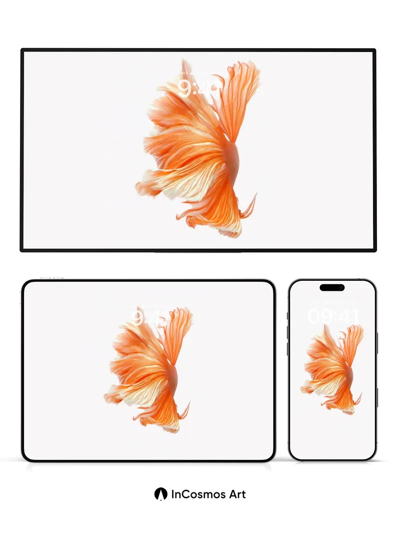 Serenity Flow Wallpaper with Feathered Light