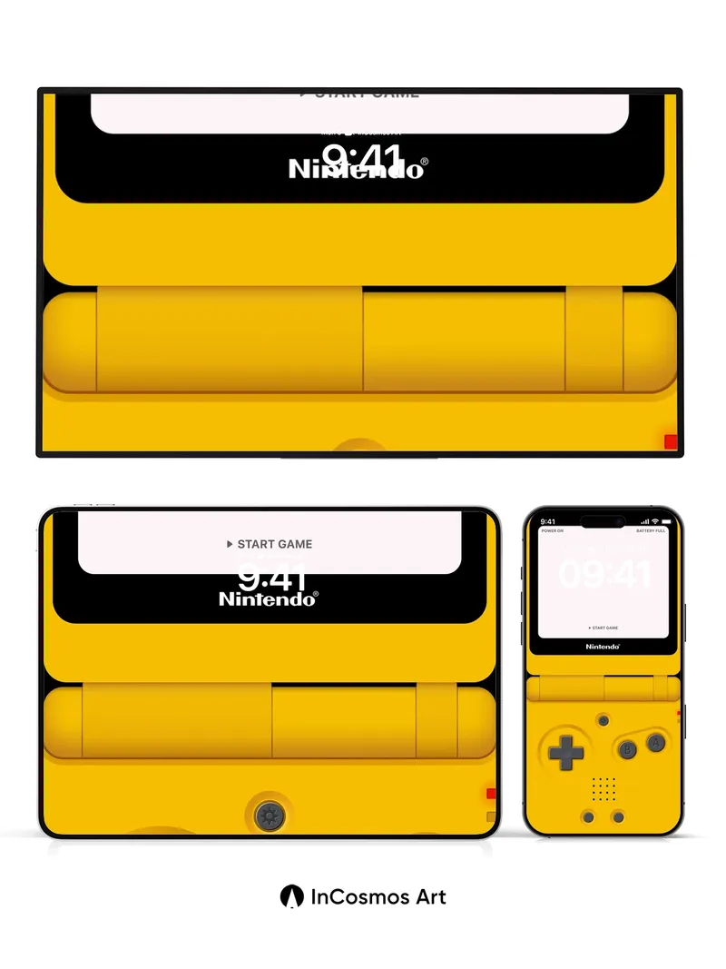 Golden Nostalgia Wallpaper with Retro Glow