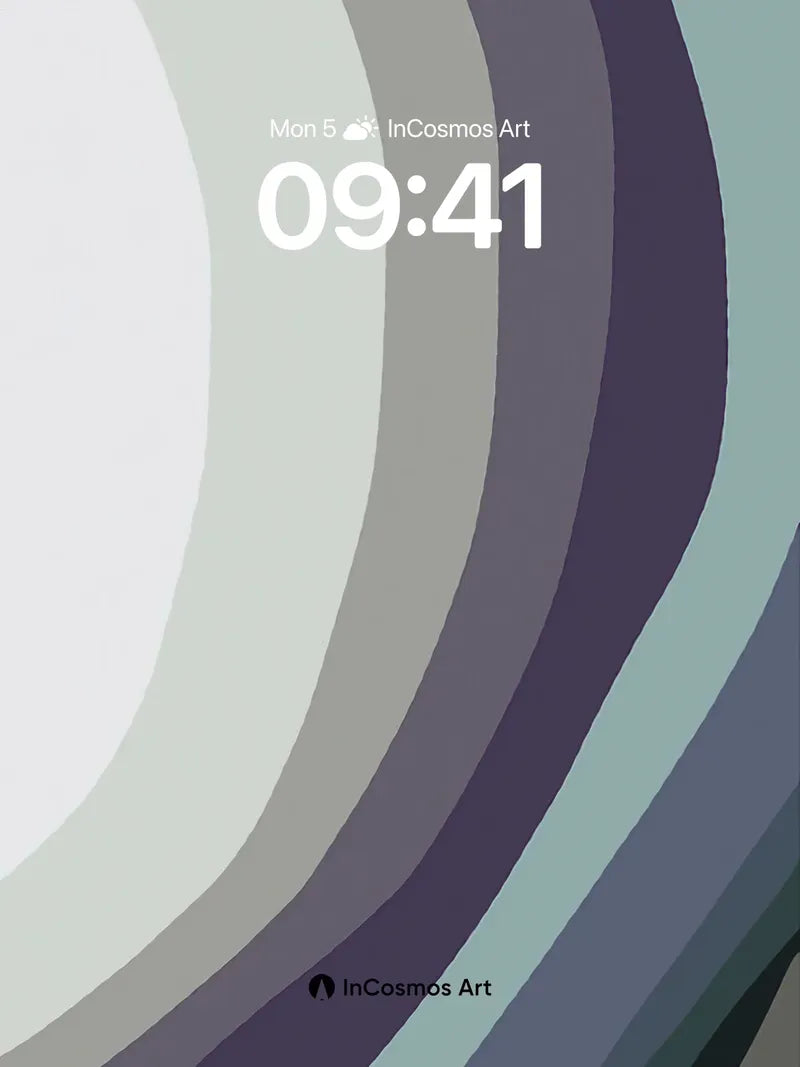 Serpentine Hush Wallpaper with Quiet Curves