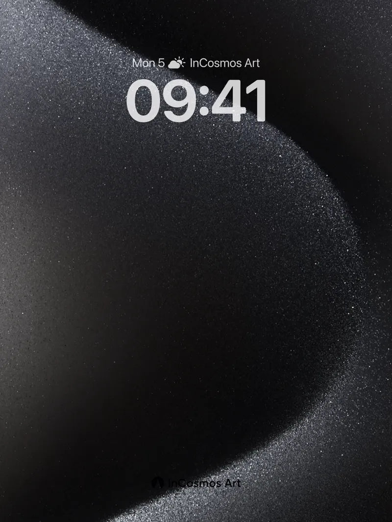 Shadow Weave Wallpaper with Starlight Dust