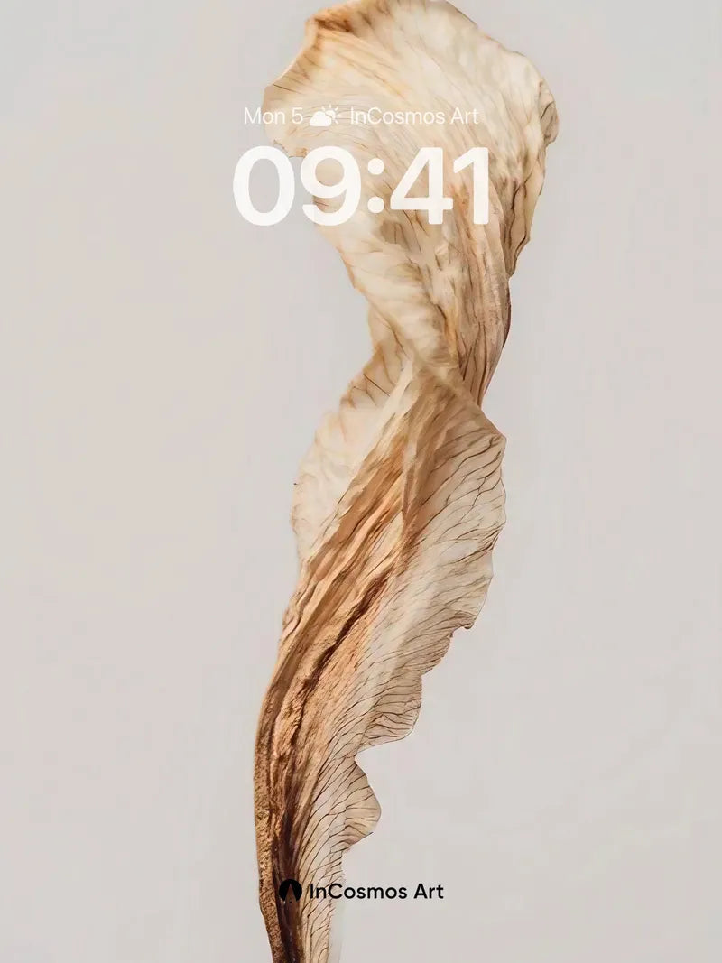 Whispering Bark Wallpaper with Drifting Veins