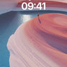 Serenity Wave Wallpaper with Floating Solitude wallpaper for iPhone, iPad & Mac
