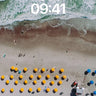 Sunlit Grid Wallpaper with Ocean Breath wallpaper for iPhone, iPad & Mac