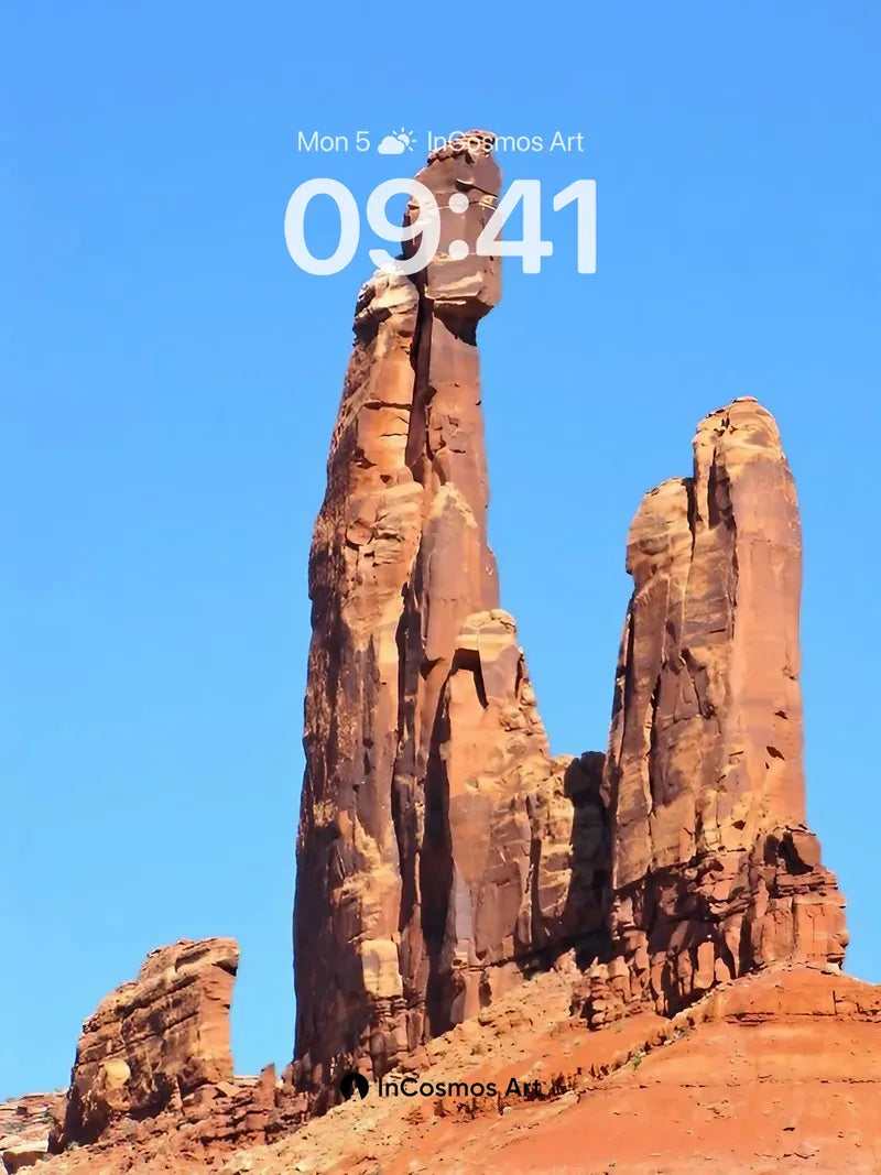 Sculpted Silence Wallpaper with Desert Echoes