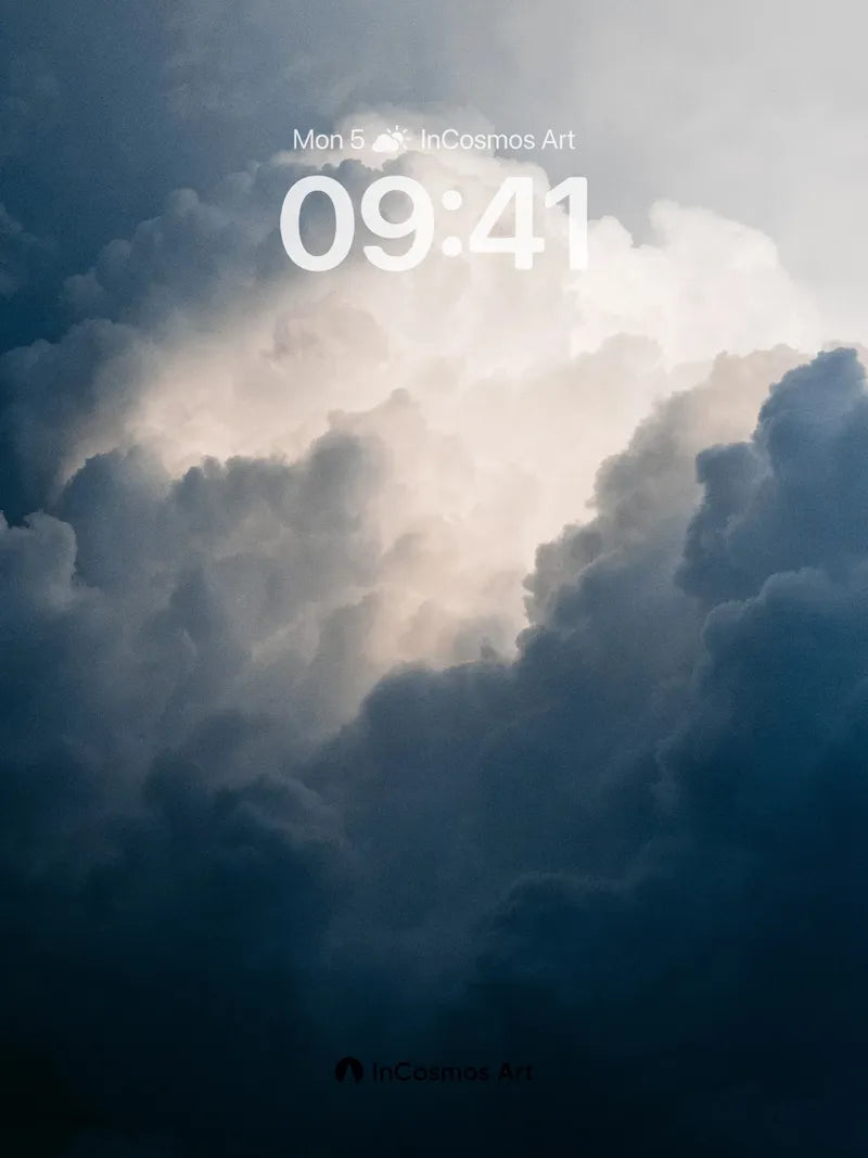 Stormlight Cloudscape Wallpaper with Ethereal Glow