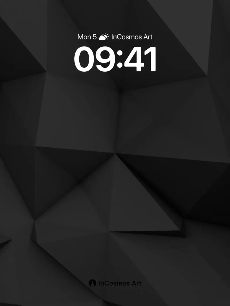 Shadowed Geometry Wallpaper with Depth Play