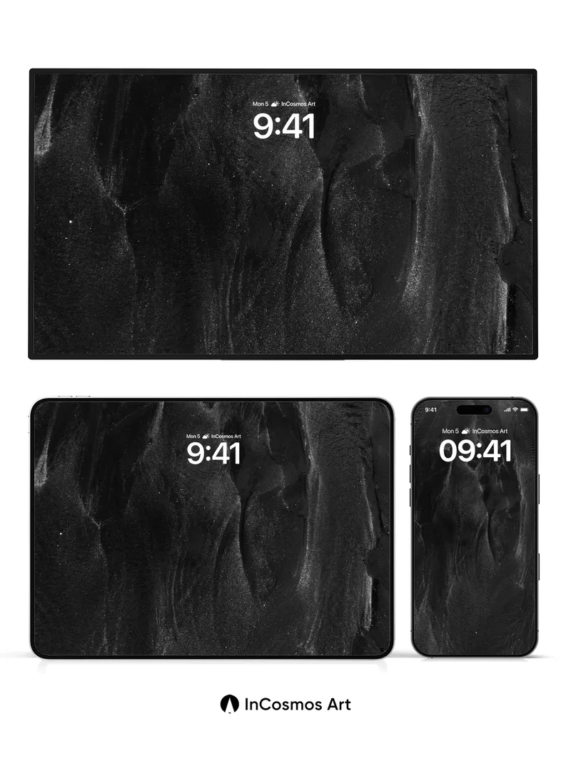 Silent Currents Wallpaper with Shadowed Ripples