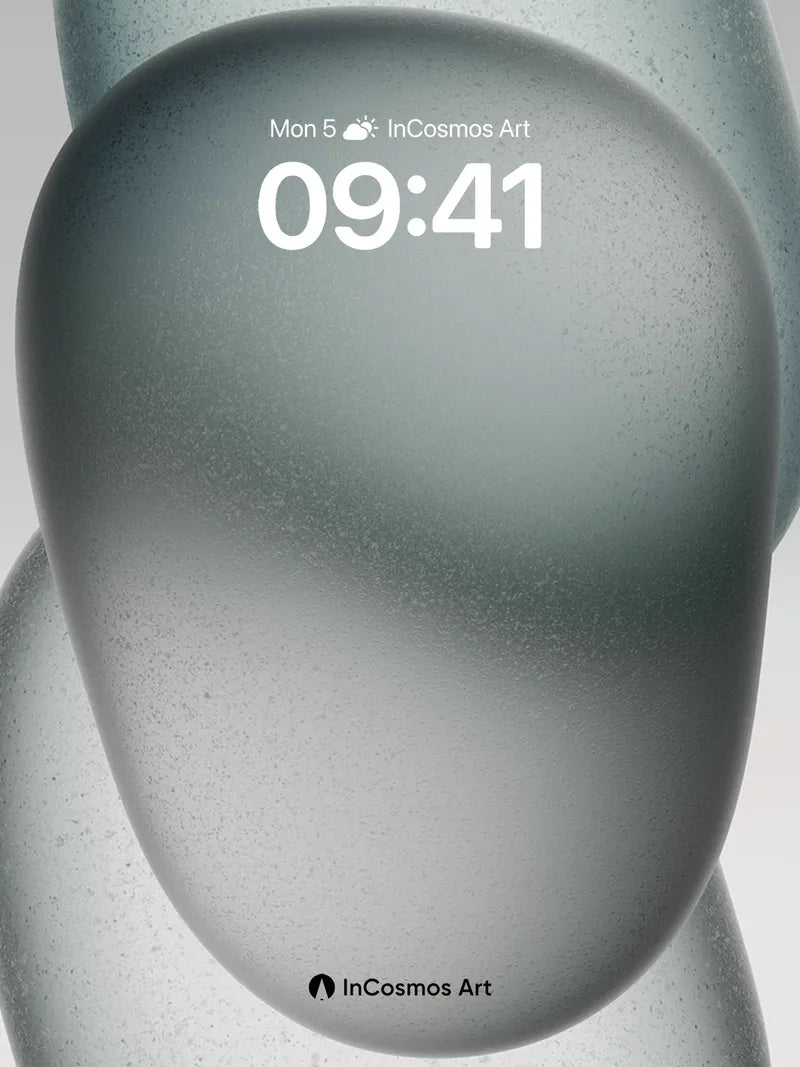 Serenity Stone Wallpaper with Frosted Light