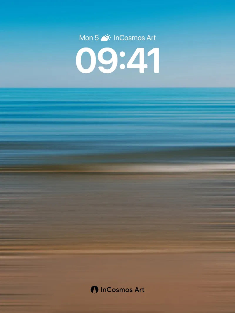 Serenity Horizon Wallpaper with Motion Blur