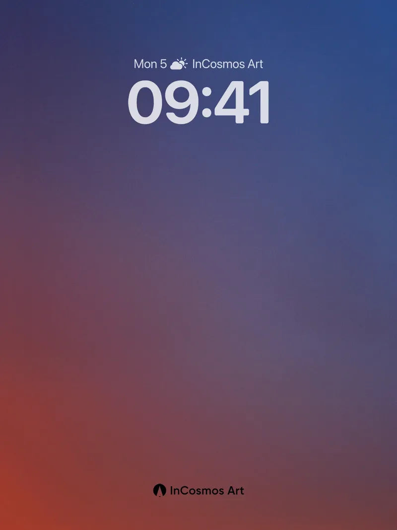 Dawn Hush Gradient Wallpaper with Velvet Depth