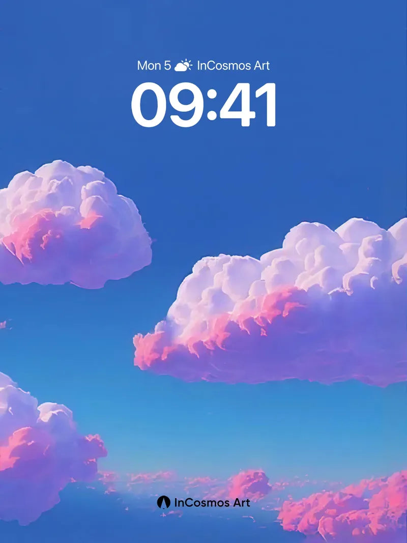 Cotton Candy Sky Wallpaper with Ethereal Light