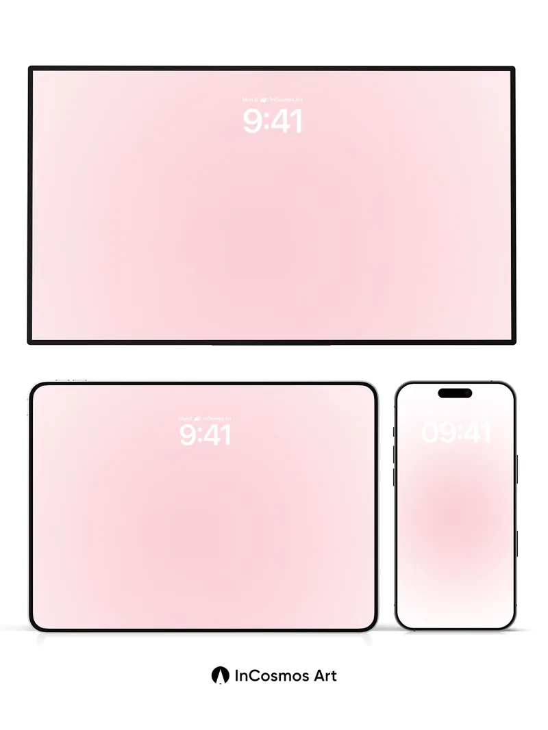 Soft Hush Gradient Wallpaper with Gentle Light