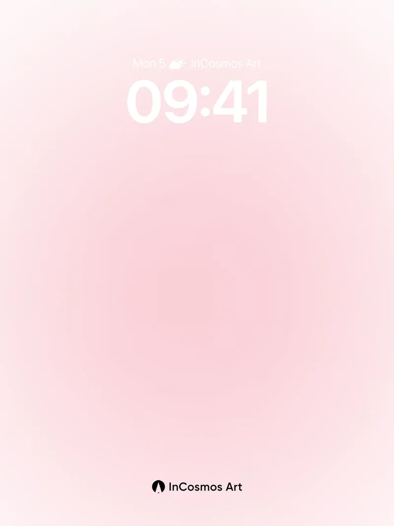 Soft Hush Gradient Wallpaper with Gentle Light