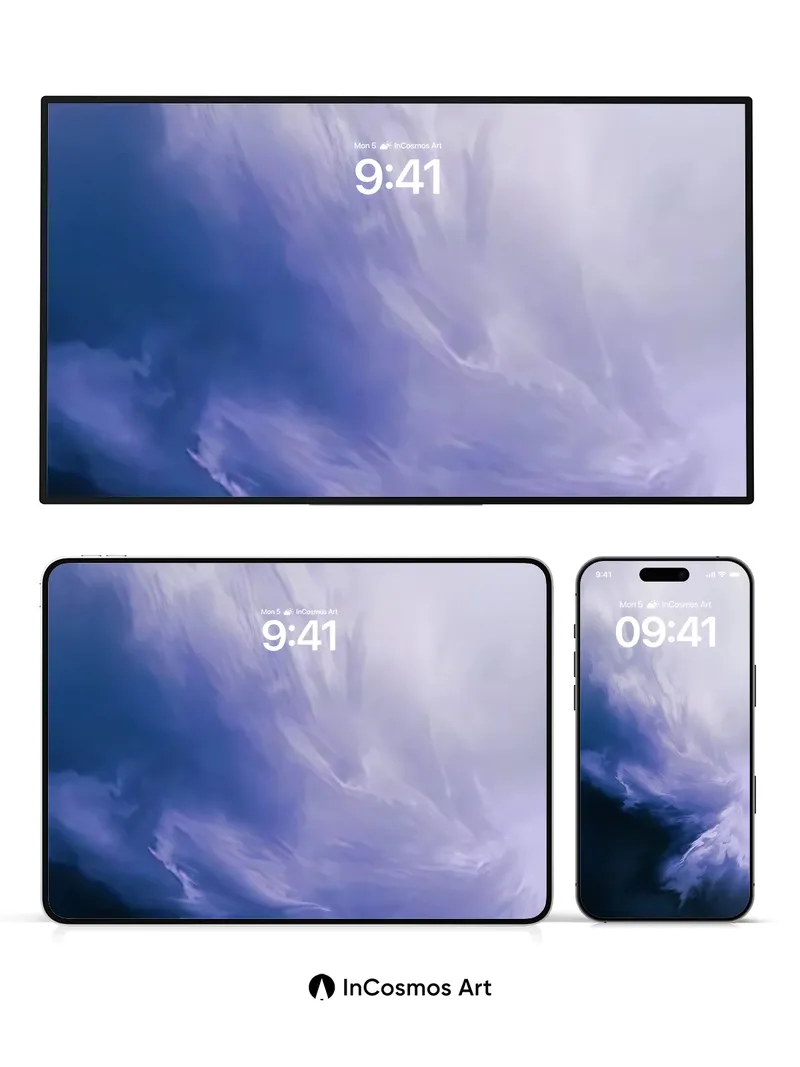 Ethereal Storm Wallpaper with Whispering Clouds