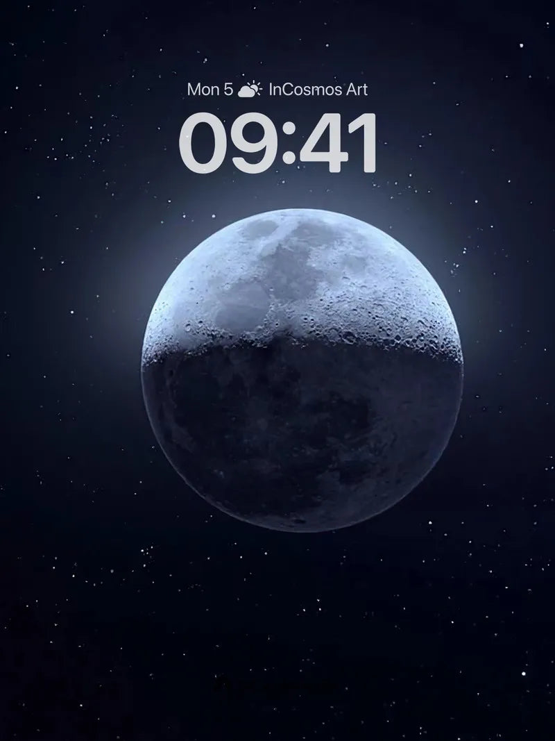 Serenity Moonlight Wallpaper with Starlit Veil