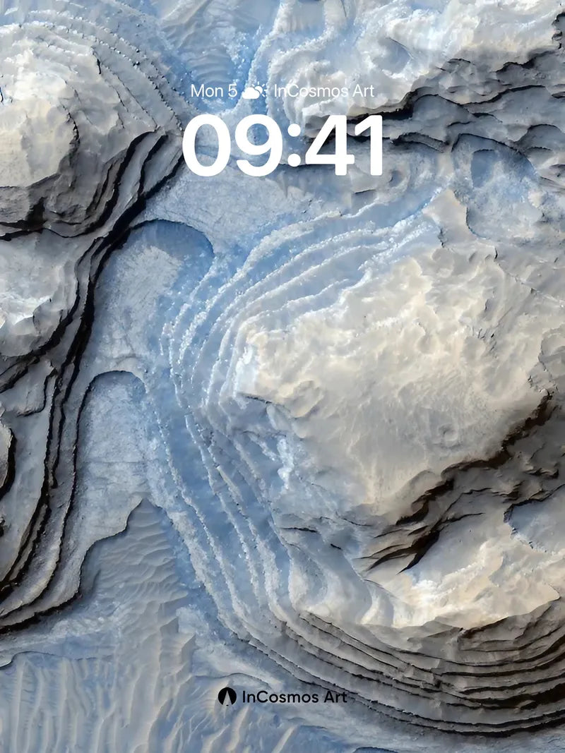 Stone Whispers Wallpaper with Frozen Light