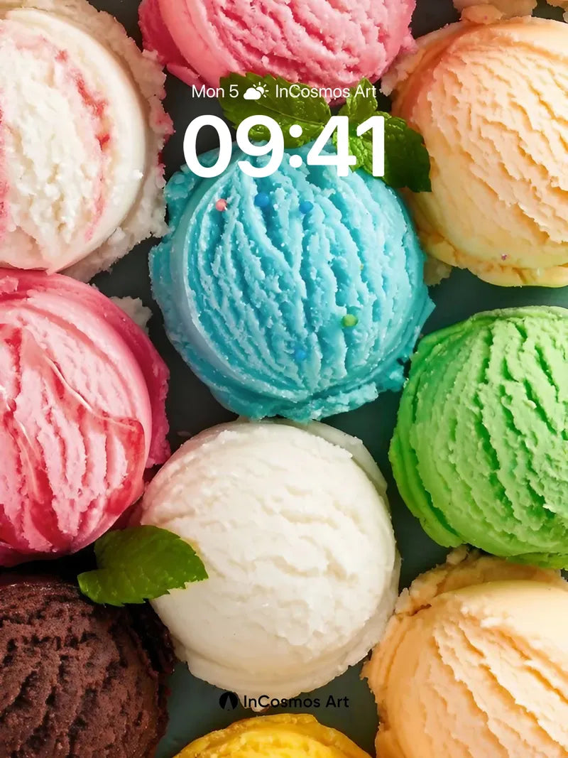 Playful Palette Wallpaper with Mint Accents wallpaper for iPhone, iPad & Mac