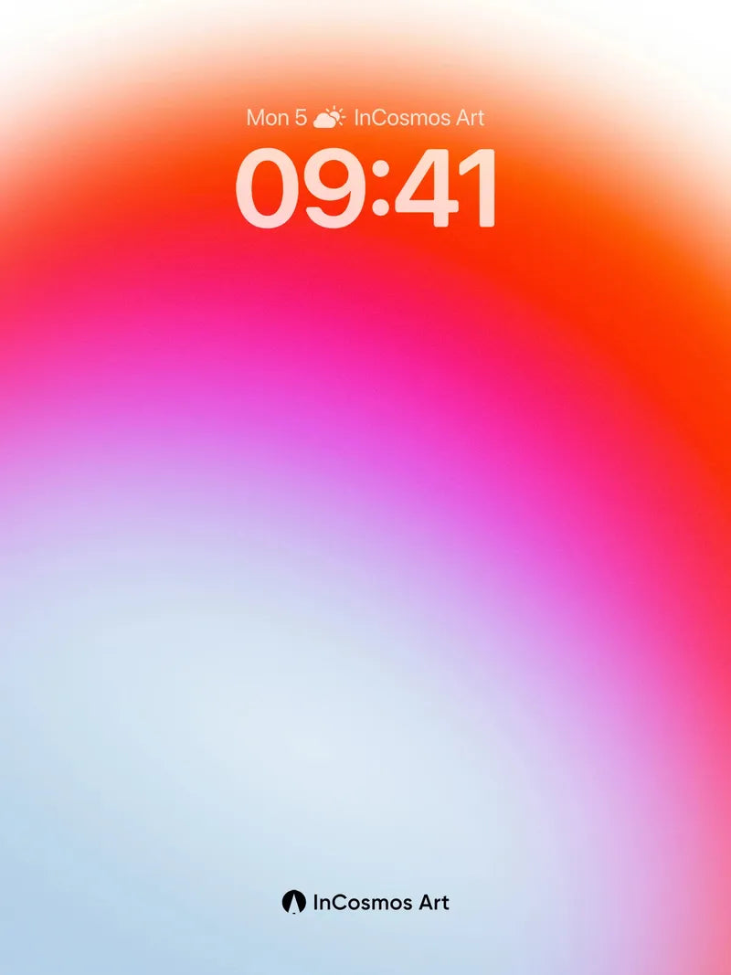 Luminous Gradient Wallpaper with Ethereal Hues