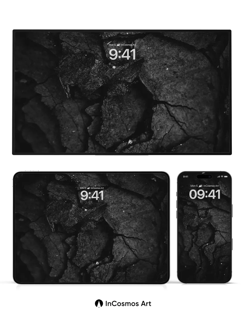 Silent Cracks Wallpaper with Whispering Shadows