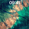 Turbulent Earth Wallpaper with Coral Veins wallpaper for iPhone, iPad & Mac