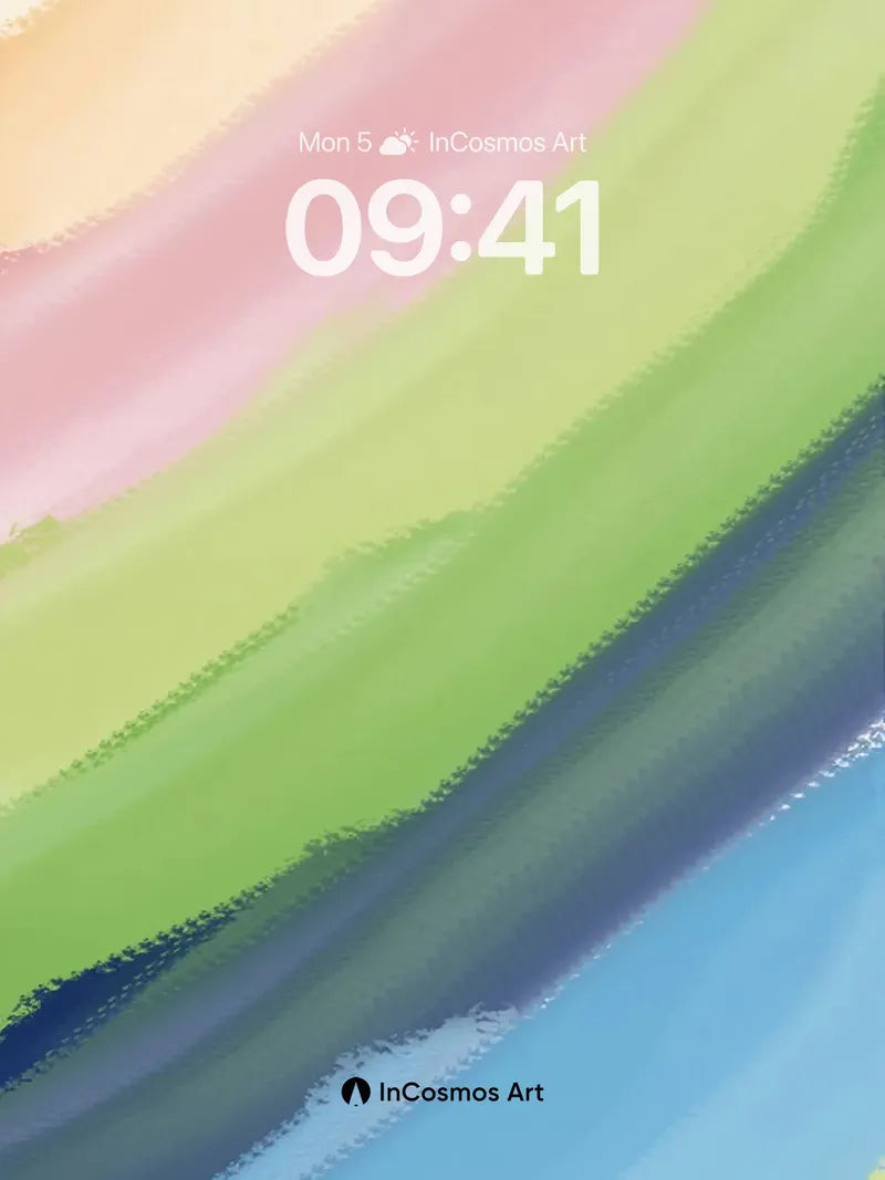 Whispering Gradient Wallpaper with Soft Brushstrokes