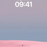 Serenity Sand Dune Wallpaper with Crescent Moon wallpaper for iPhone, iPad & Mac
